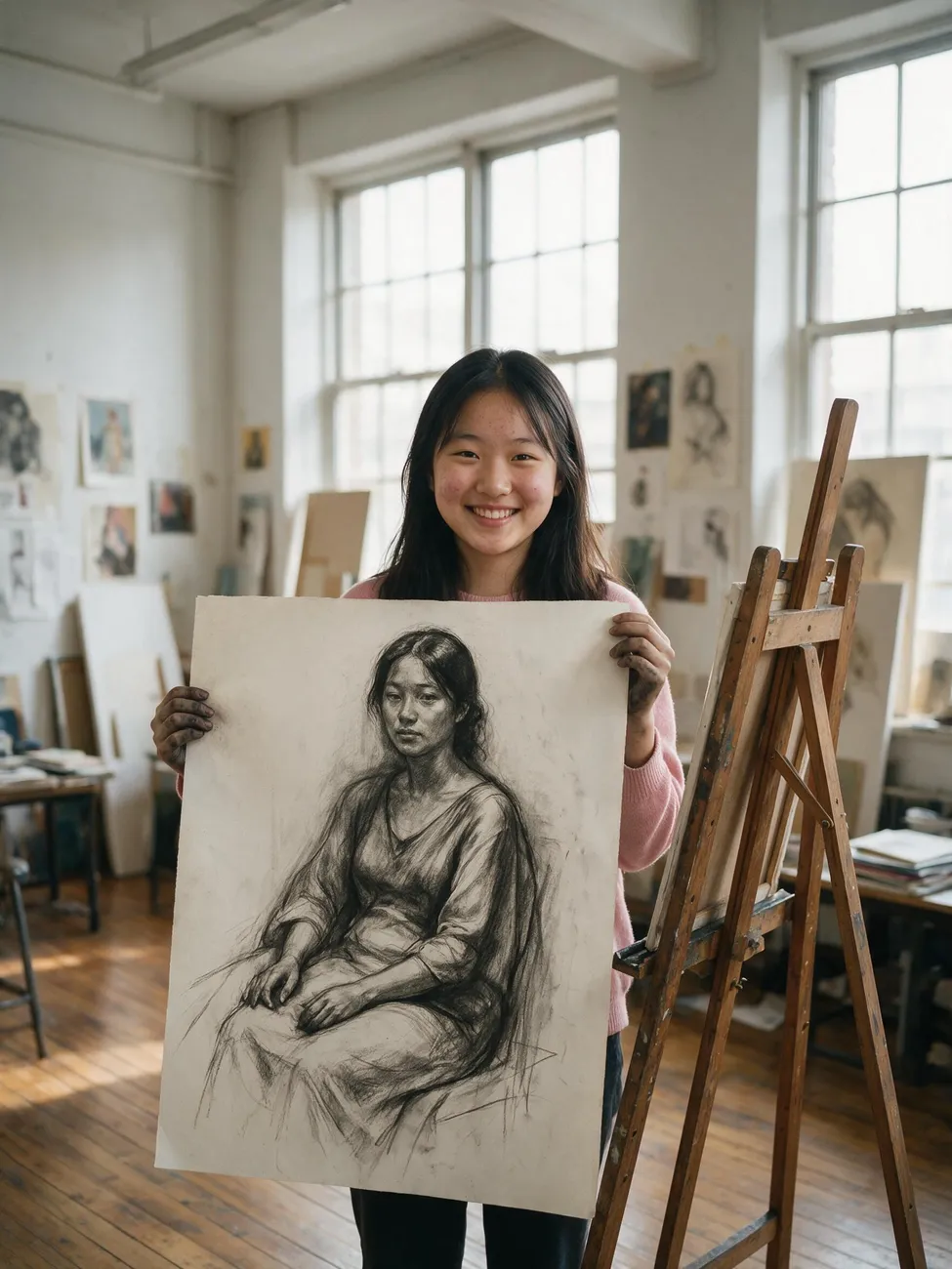 Finished work smile