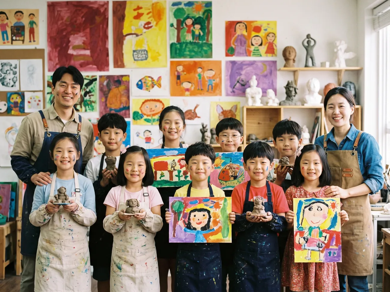 Youth art class