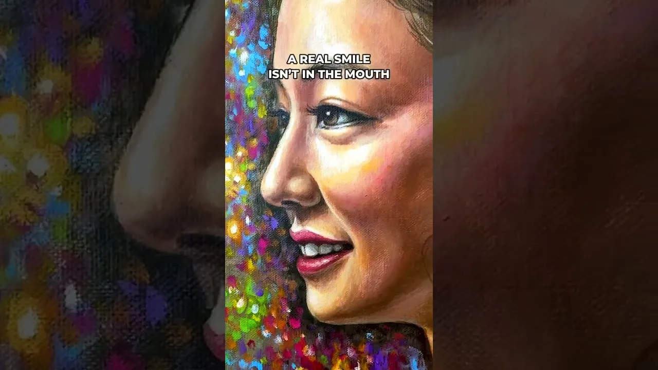 Portrait painting demo